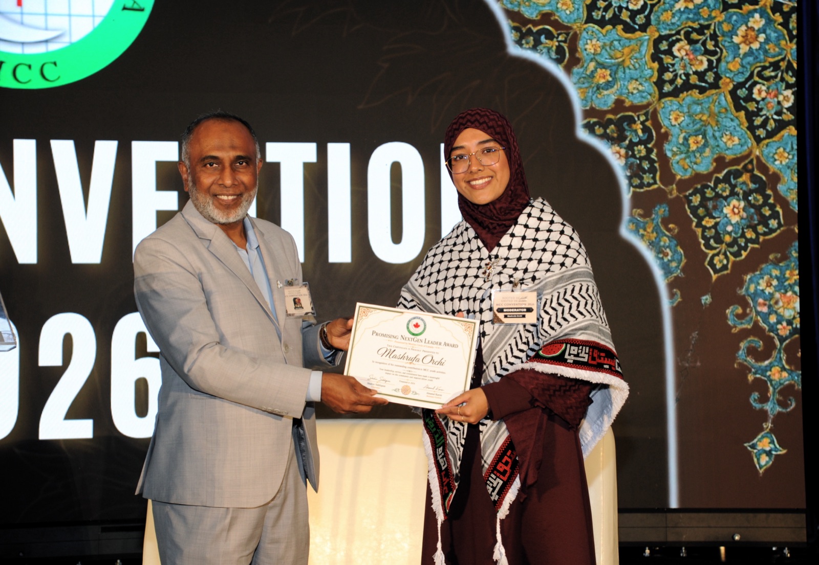 A NextGen Leader award recipient is celebrated